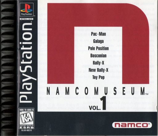 Namco Museum Vol. 1 cover artwork