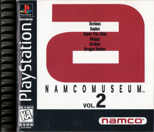 Namco Museum Vol. 2 cover artwork